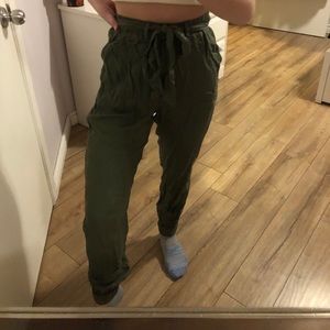 Flowy Green Pants